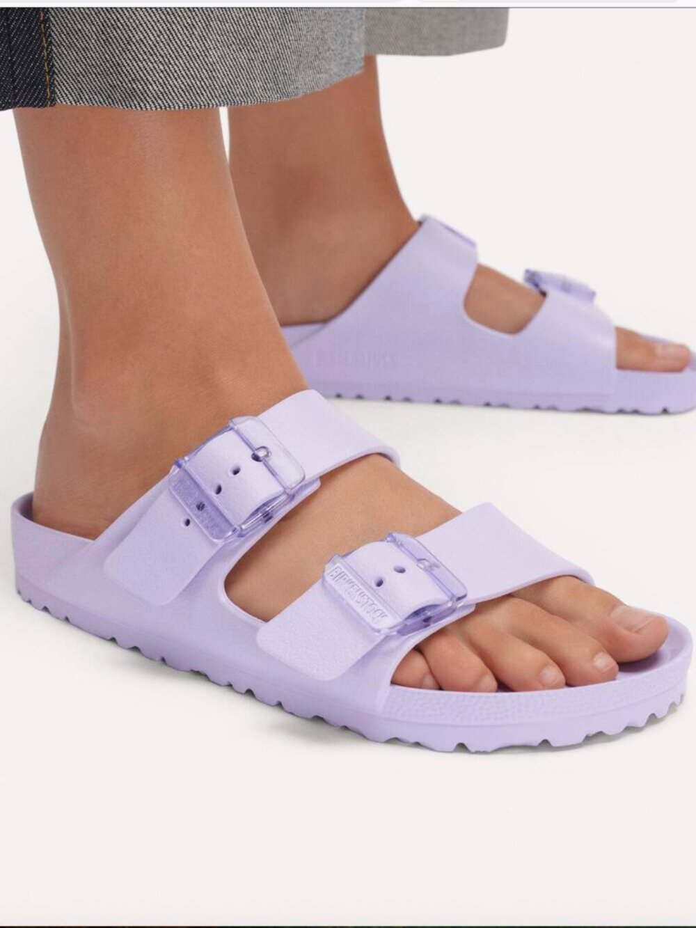 Birkenstock Arizona Stealth Buckle EVA sandals in Purple Fog NEW Various Sizes